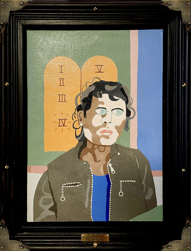 Self-Portrait as Lapsed Sabbatarian; o/c; 12 x 17 in.; 1972