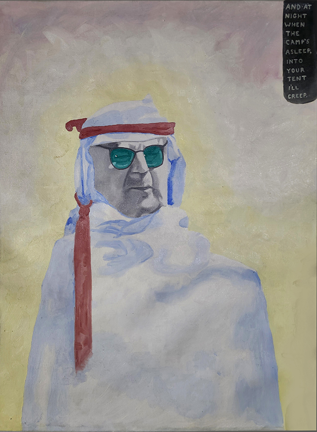The Arab; o/c; 17 x 24 in.; 1970
