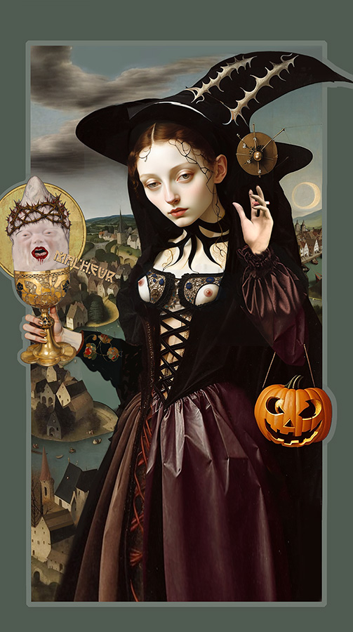 The Witch of Sandhoven; o/c; 36 x 20 in.; 2026